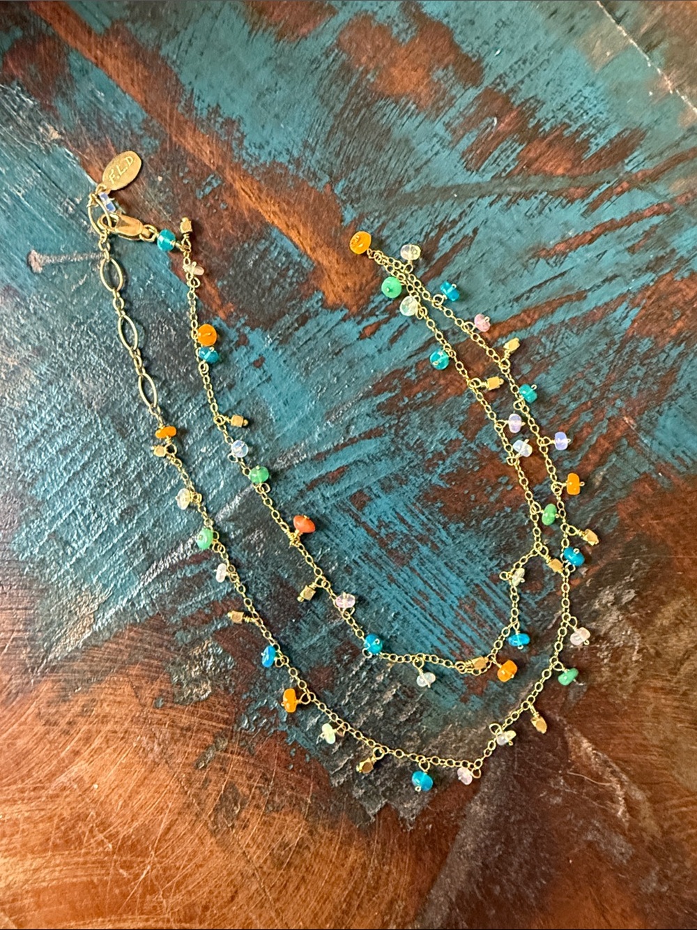 Tender Opal Necklace. New in box from Sundance.